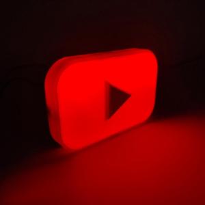 YouTube Play Button Led Light OC