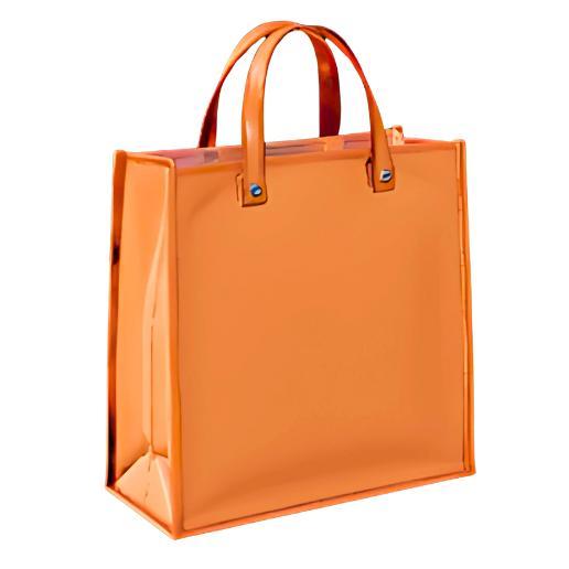 Glossy Orange Tote Bag