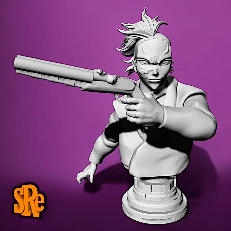Genya Shinazugawa - Demon Slayer Bust