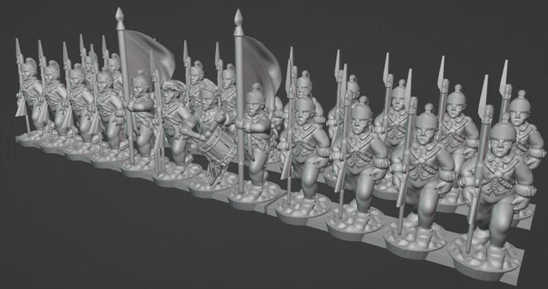 AWI British Infantry Saratoga Uniform