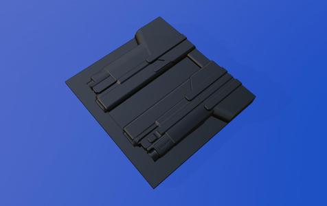 Glock G19 Gen5 + Olight PL Mini 3 Split Mold vacuum.