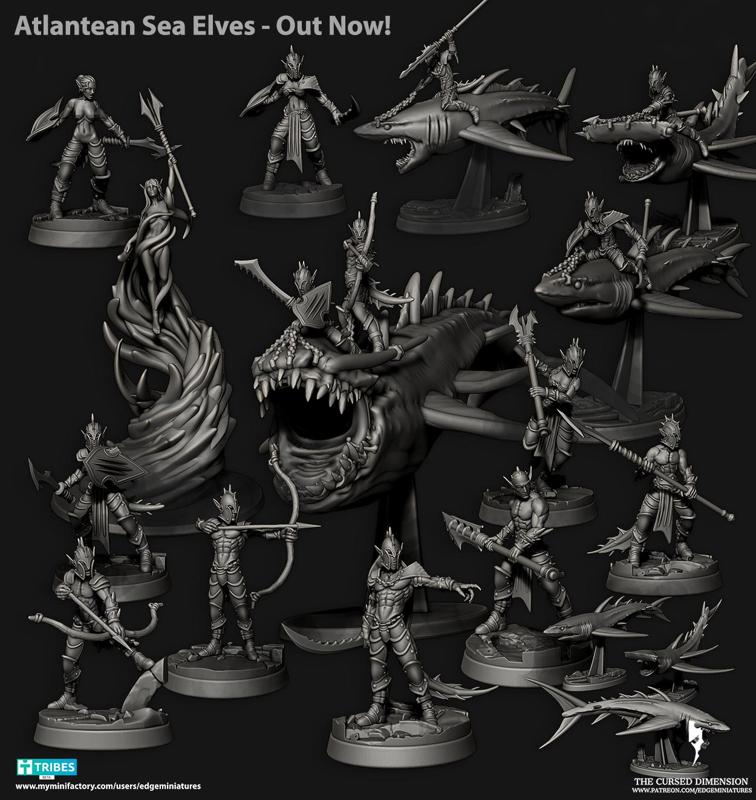 Atlantean Sea Elves - Fantasy Elves