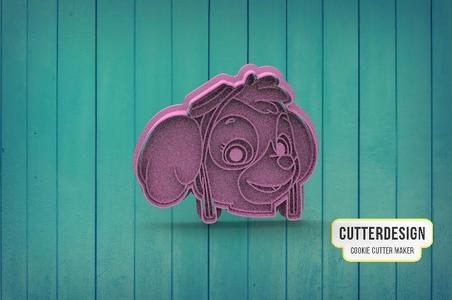 Skye Paw Patrol Cookie Cutter M1
