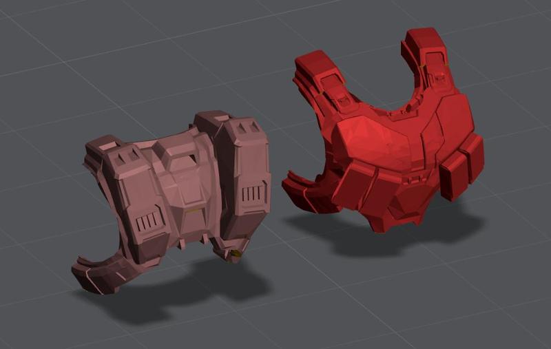 Halo Mega Construx/bloks mk vii chest Victory Crest