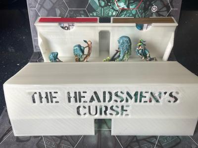 HOLDER FOR THE HEADSMENS CURSE, WAR HAMMER UNDERWORLDS, WYRDHOLLOW WU