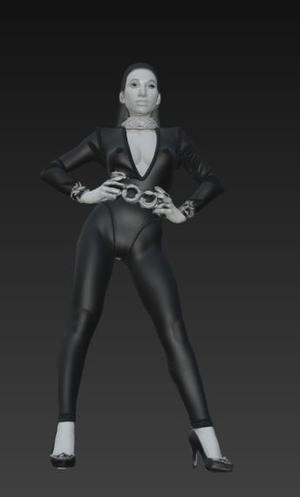 Doll figurine, girl, beautiful girl, doll, female doll, doll in dress, shoes and with long hair.