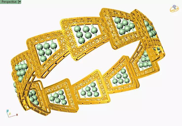 1101 Snake Bangle 63MM-30gm