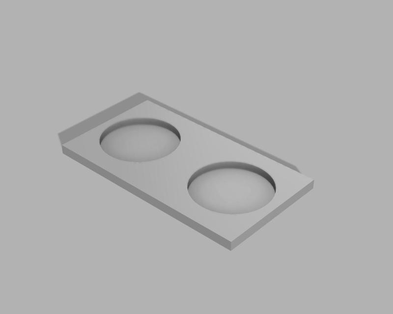 movement tray 2X40mm LOTR