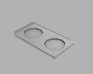 movement tray 2X40mm LOTR