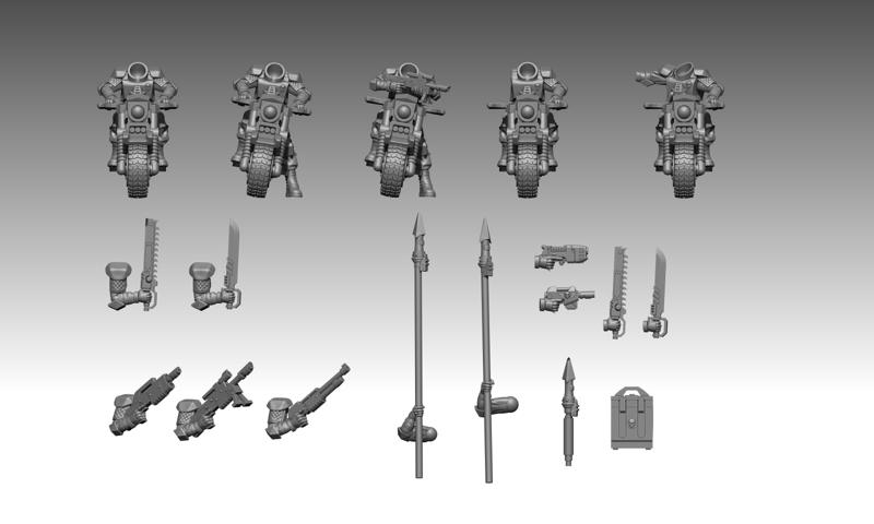 Elysium rifles: reinforceement #7 Recon Riders