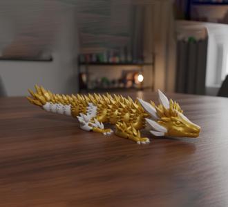 Flexi Dragon keychain