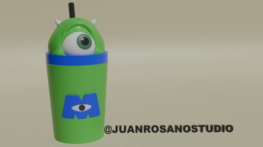 Mike Wazowski Milkshake Tumbler - Monster Inc.