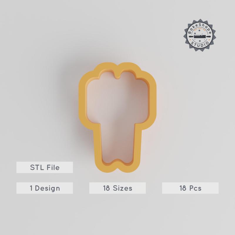 Crocodile Cookie Cutter, Fondant & Clay Shape Set, 18 Piece, 0.75-5 Inch Sizes, Reptile, Gator, Scale Beast