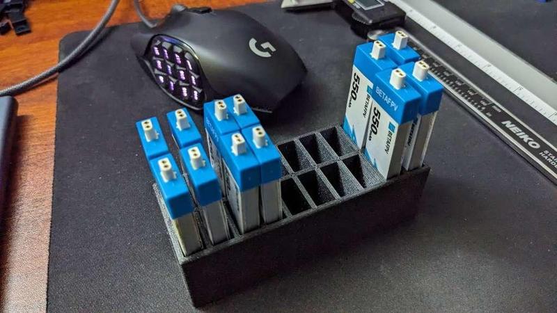 Beta FPV Desktop Battery Holder 1S Batteries BT2.0 with 20 slots