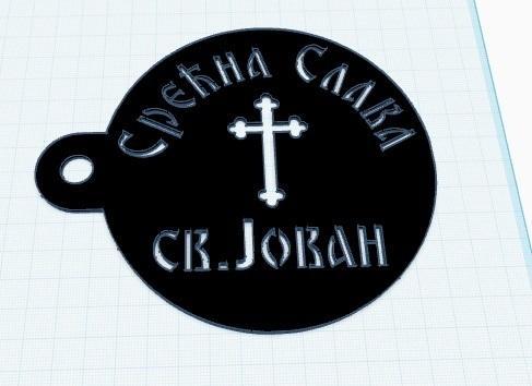 Sablon za slavsko Zito sveti Jovan