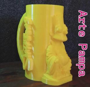 Bart Simpson Buddha Pitcher