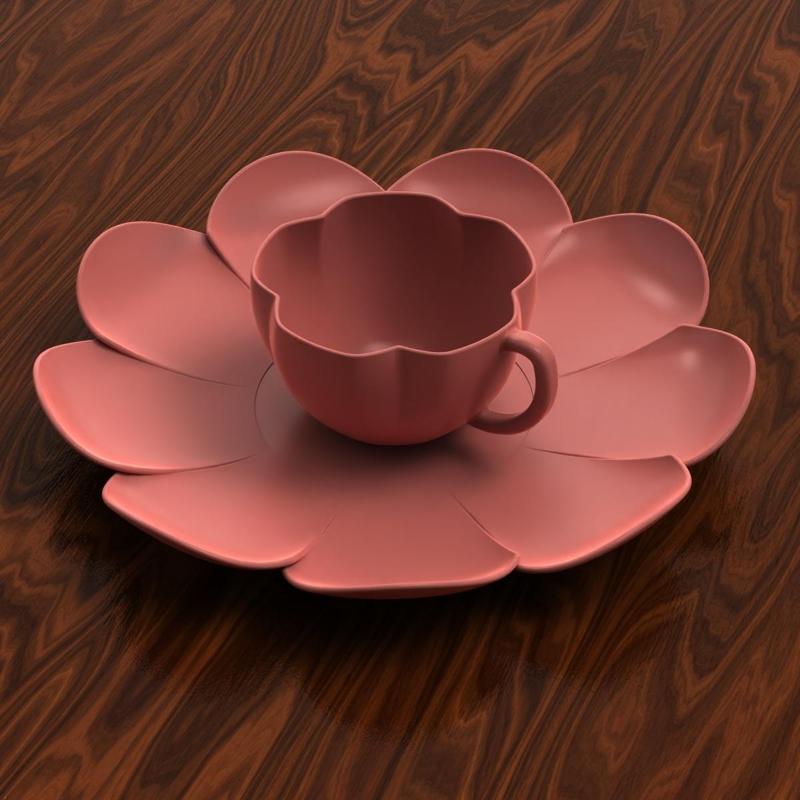 Cup and Plate