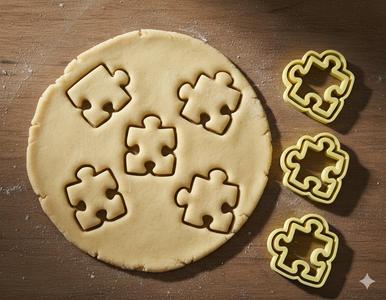 Puzzle Piece Cookie Cutter Set for 3D Printing