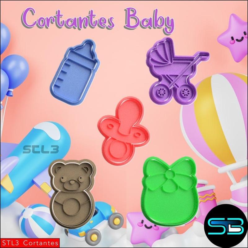 Baby set x 5 cutters - cookie cutter