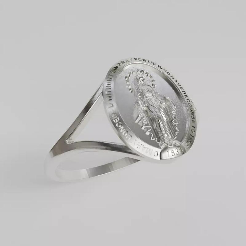 miraculous medal ring