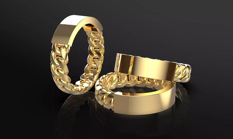 5mm CUBAN LINK RING SIZE 5 USA