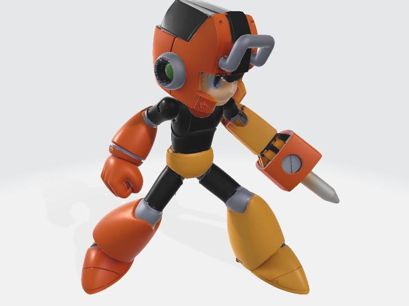 Mega Man Pile Drive Pose 4