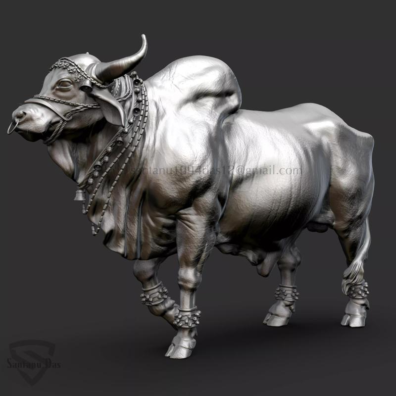 OX Bull 3d Print Model  Nandi Shiv jis Ox