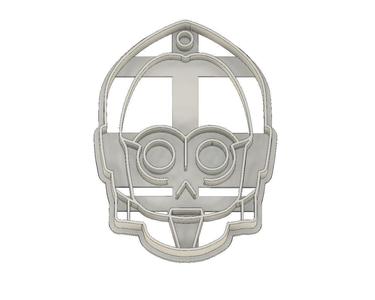 CORTADOR DE GALLETAS FONDANT C3PO STAR WARS
