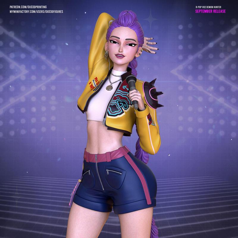 Kpop Demon Hunter Rumi Figure (Classic Outfit)