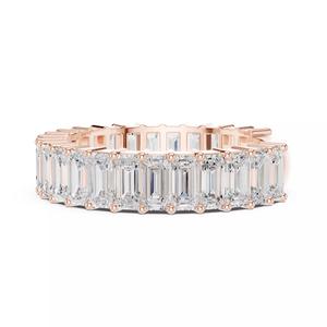 4x2 Baguette Diamond Engagement Wedding Ring ALL SIZES STL Video