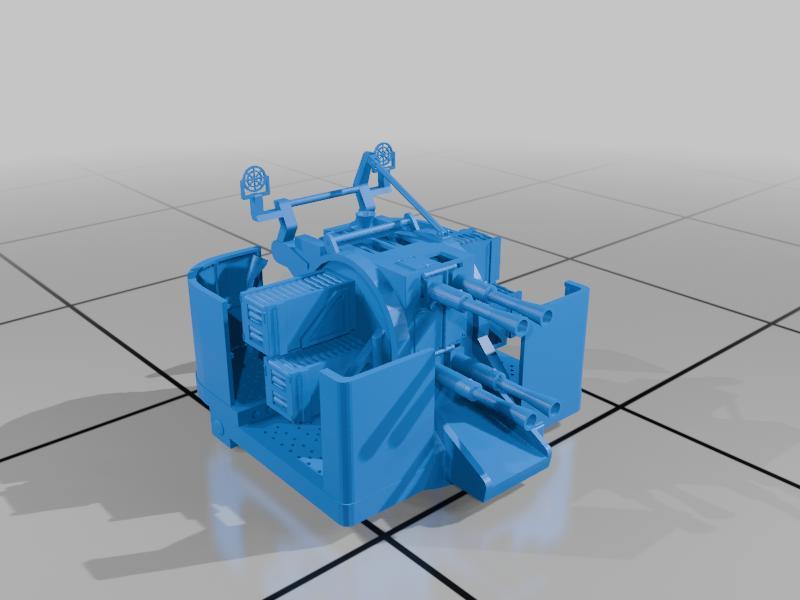 Vickers 2pdr QF Mk VIII – Quad Mounts Pom-Pom