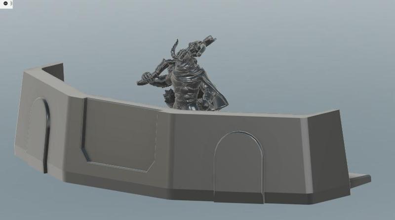 Concrete barrel - Warhammer 40k