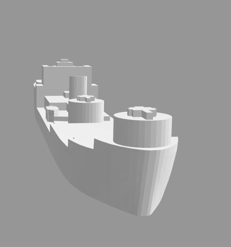 German Sperrbrecher 141 1:2400 WW2