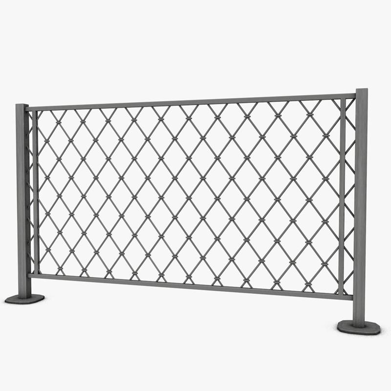 Metal fence