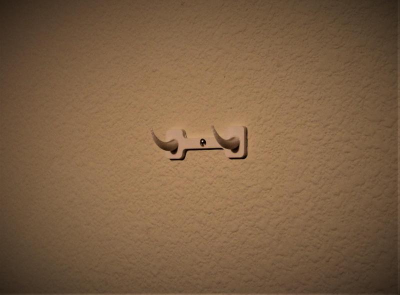 Lightweight Wall Mount Hooks - Toothbrush, Small Drone, Masks, Leash Holder Wall Mount