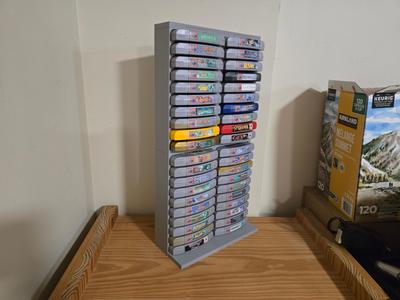N64 Modular Cartridge Shelf