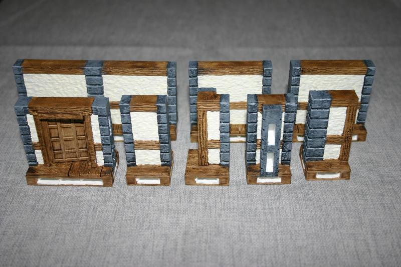 OpenLock Tudor S Walls with Cut Stone Pillars