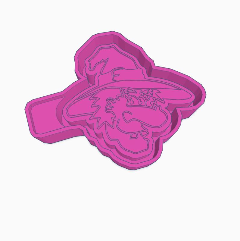 Green Witch Mold Housing STL