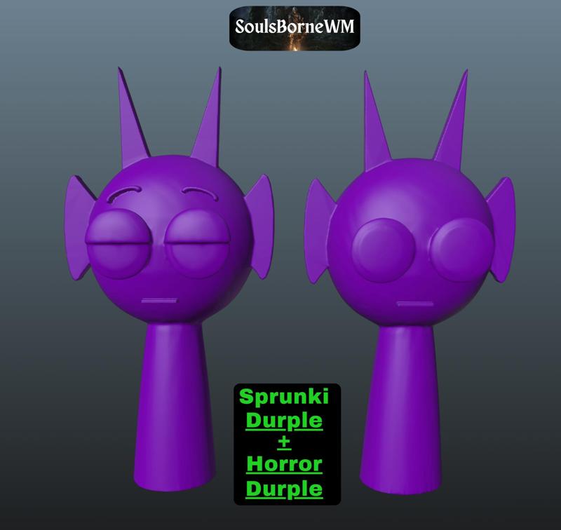 Sprunki: Durple + Horror Durple