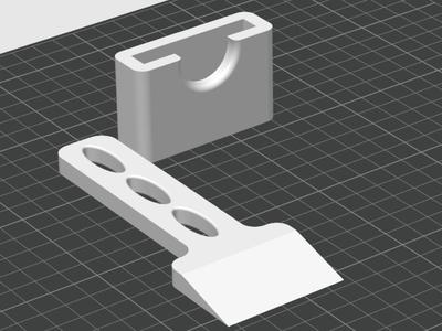 scraper and stand