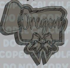 States with Bow Silicone Mold Housing - Oregon