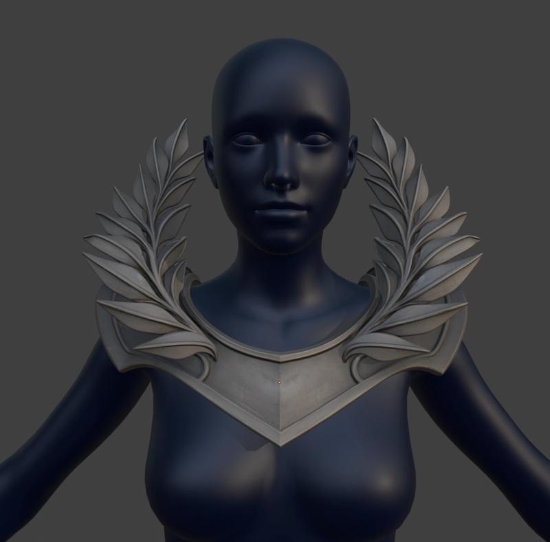 🌿 Laurel Armor Gorget