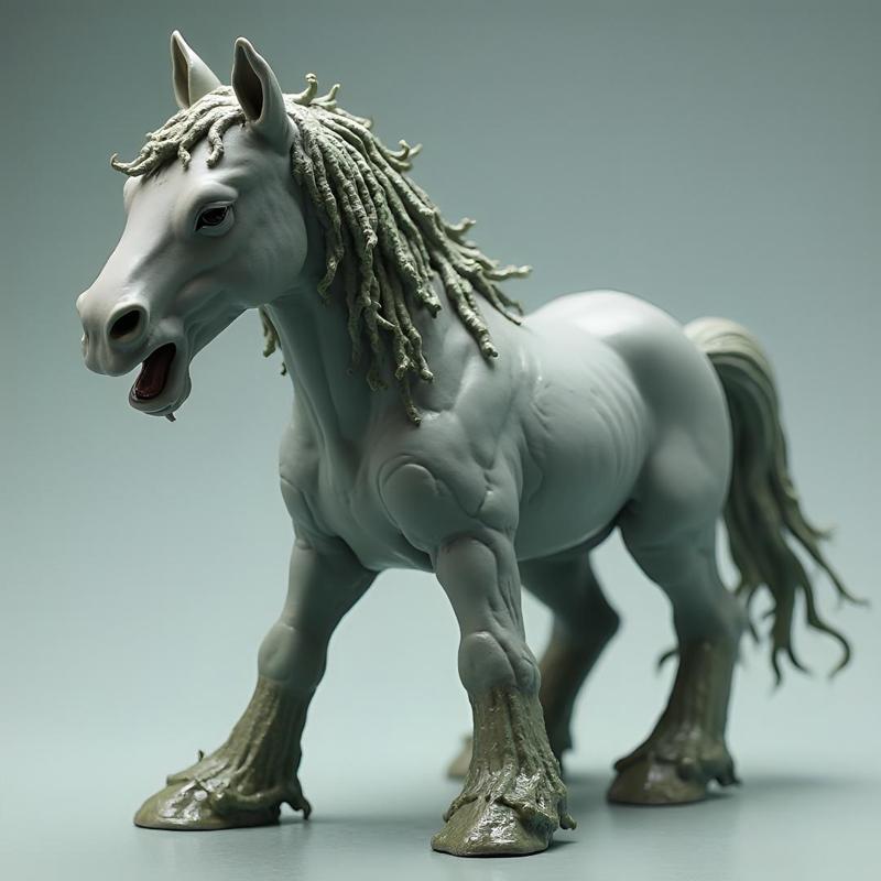 32mm Scale Grotesque Warhorse Miniature