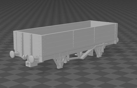 HO/OO TTTE NBR Diagram 43 "N.E." Tube Wagon NEM