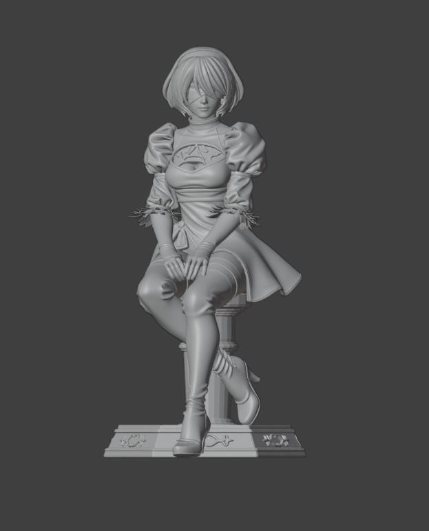 2B Nier Automata (Enhanced Design)