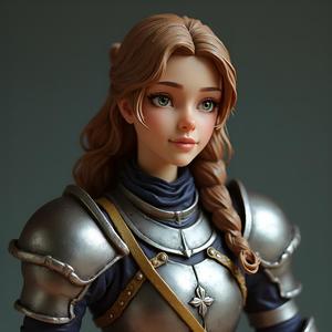 Female Knight Miniature
