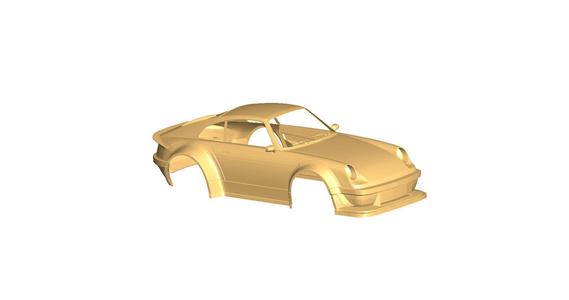 Porsche RWB 930 WIDE BODY shell for RC Car