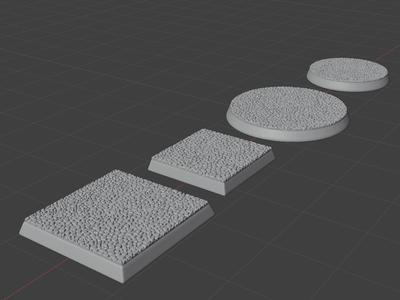 Round and Square Bases
