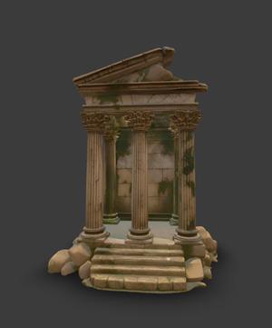 Ruined Roman Temple