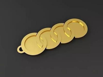 Audi Car Key Chain